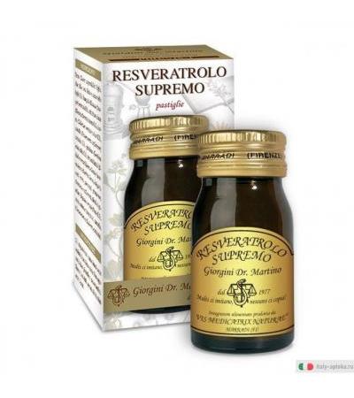 Dr. Giorgini Resveratrolo Supremo Integratore Alimentare antiossidante 60 Pastiglie
