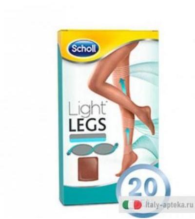 Dr.Scholl Light Legs Collant velati a compressione graduata 20 DEN TG. XL colore carne