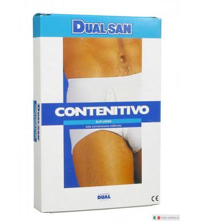 Dual San Slip Uomo Contenitivo bianco TG 04