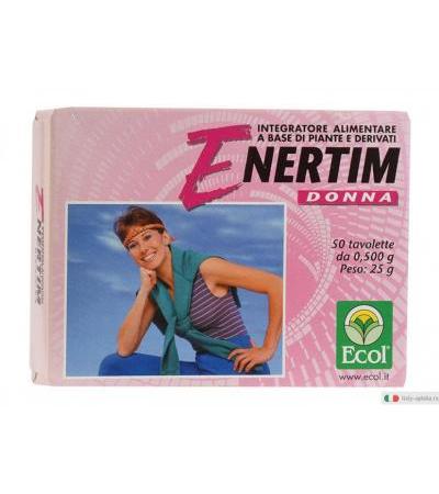 Ecol Enertim Donna integratore alimentare utile per tono e stress 50 tavolette