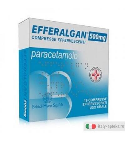 Efferalgan 500mg stati febbrili e dolore artrosico 16 compresse effervescenti