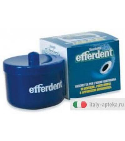 Efferdent vaschetta portaprotesi con filtro mobile