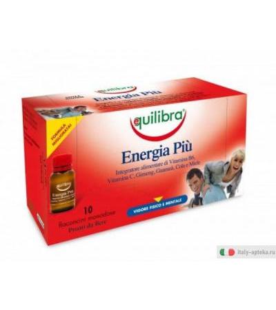 Equilibra Energia Più integratore alimentare 10 flaconcini