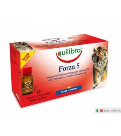 Equilibra Forza 5 integratore alimentare 10 flaconcini