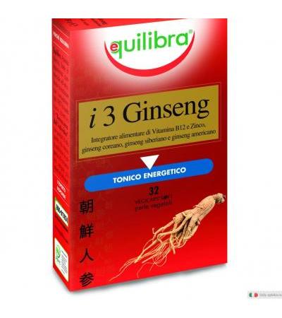 Equilibra I 3 ginseng Contro stanchezza e affaticamento 32 perle