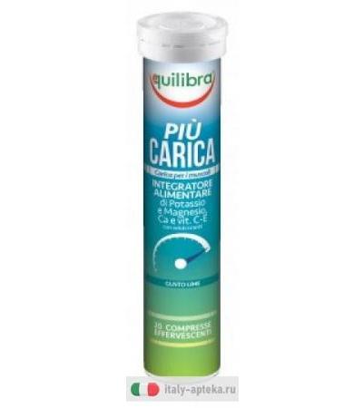 Equilibra Più Carica per i muscoli 20 compresse gusto lime