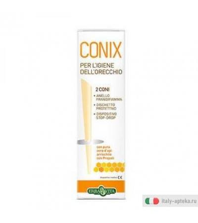 Erbavita Conix Coni Cera per l'igiene dell'orecchio 2 pezzi