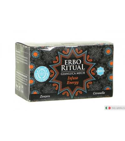 Erbo Ritual Gianluca Mech Infuso Energy Bio Citronella e Zenzero 20 filtri