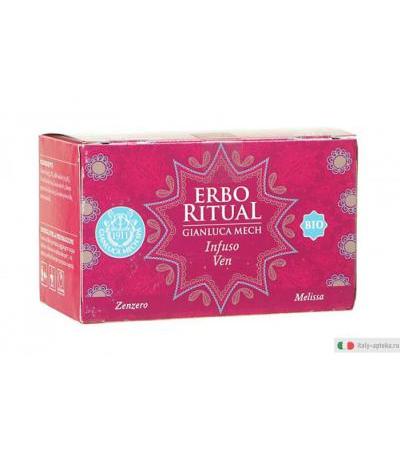 Erbo Ritual Gianluca Mech Infuso Ven Bio Melissa e Zenzero 20 filtri