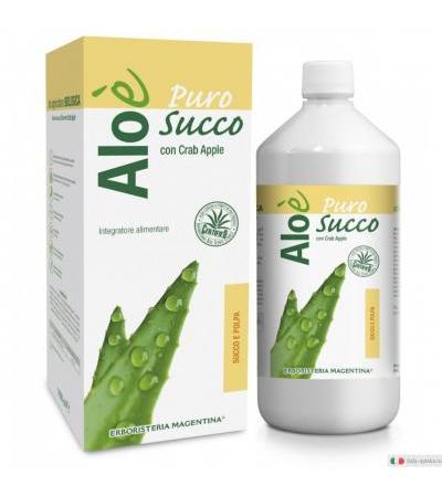 Erboristeria Magentina Aloe Puro Succo succo e polpa 1L