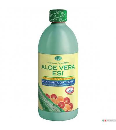 Esi Aloe Vera Succo con Arancia Rossa puro succo depurativo 1 Litro