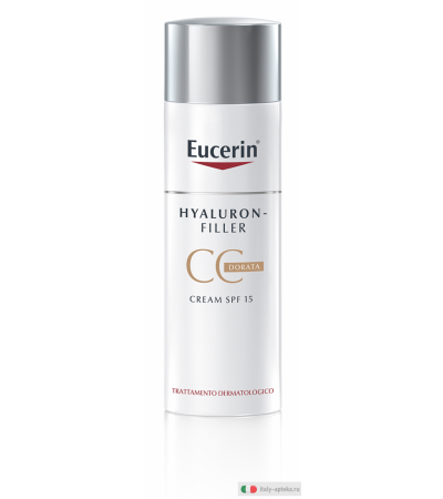 Eucerin Hyaluron-Filler CC Cream anti-età colore dorato 50ml