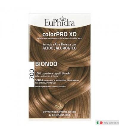 EuPhidra ColorPro XD Colorazione Permanente Extra Delicata Con Acido Jaluronico colore 700 biondo