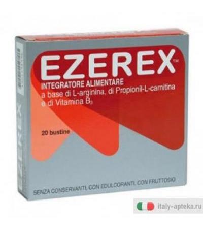 Ezerex 20 Bustine integratore alimentare stanchezza fisica e stress