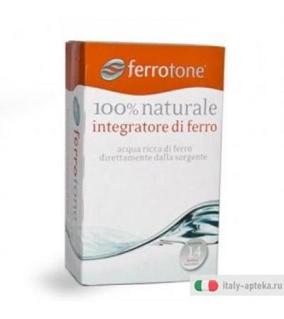 Ferrotone 100% naturale integratore di ferro 14 bustine