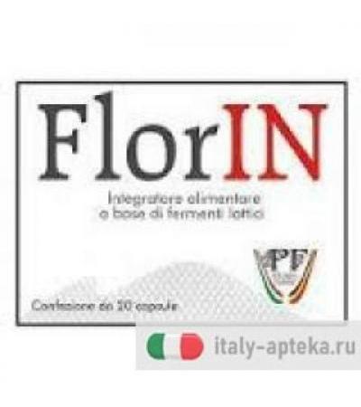FlorIN Benessere intestinale e fermenti latticci con vitamine gruppo B 20 capsule