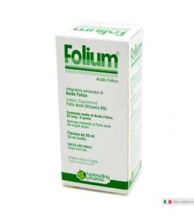 Folium integratore alimentare per neonati e bambini gocce 20ml