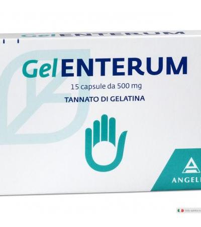 GelEnterum 500mg funzionalità intestinali adulti 15 capsule