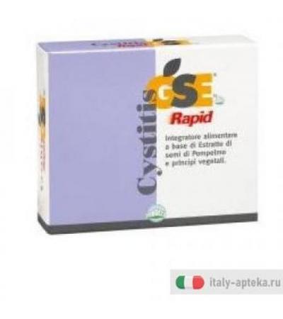 Gse Cystitis Rapid benessere delle vie urinarie 30 compresse