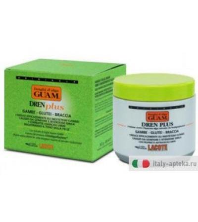 Guam Dren Plus fanghi d'alga per gambe - glutei - braccia da 400ml