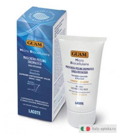 Guam Micro Biocellulaire Maschera Peeling Enzimatico idratazione e freschezza 75ml