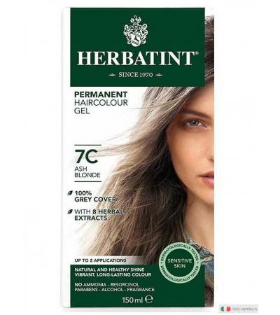 Herbatint 7C Biondo cenere - Colorante per capelli agli estratti vegetali