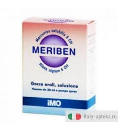 Imo Meriben medicinale omeopatico gocce orali senza alcol 30ml