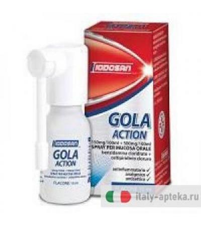 Iodosan Gola Action Spray per la mucosa orale 10 ml