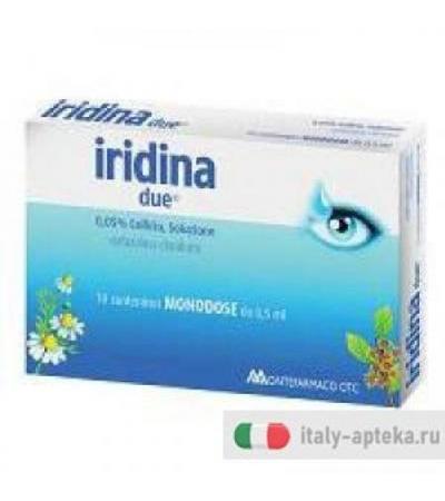 Iridina Due Collirio 0,05 % 10 contenitori monodose da 0.5ml