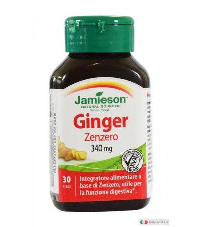Jamieson Ginger integratore alimentare a base di zenzero utile per la funzionalità digestiva 30 perle
