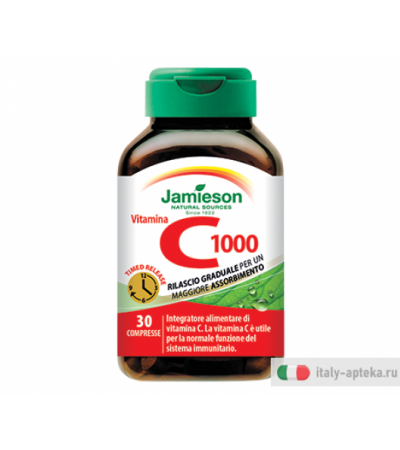 Jamieson Vitamina C 1000 Timed Release 30 compresse