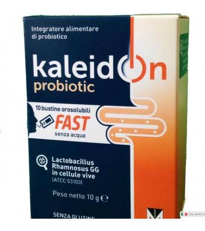 Kaleidon Probiotic Fast Ai Frutti Di Bosco Riequilibrio Della Flora Intestinale 10 Bustine da 1g