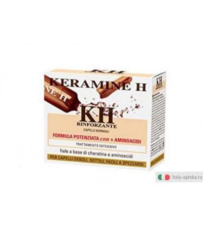 Keramine H Fascia Bianca trattamento intensivo per tutti i tipi di capelli 10 fiale