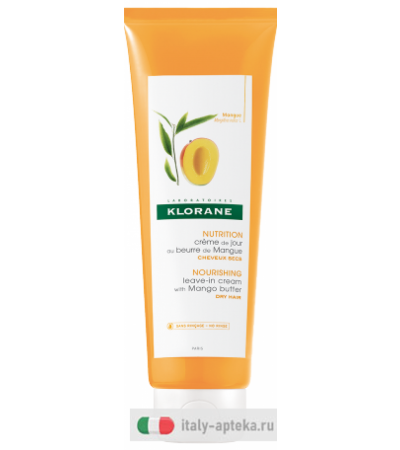 Klorane Crema quotidiana senza risciacquo al burro di mango 125ml