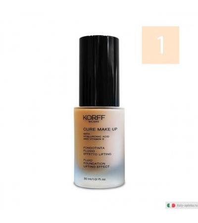 Korff Cure Make Up Fondotinta Fluido effetto Lifting n. 01 30ml