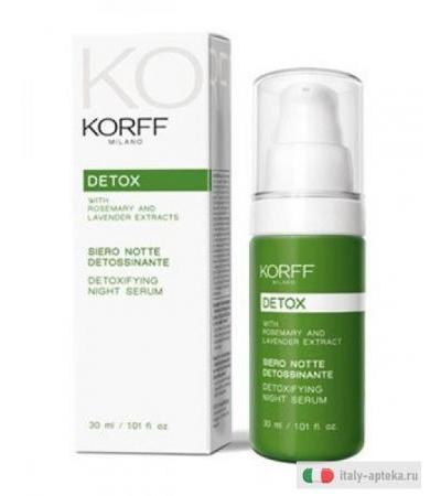 Korff Detox Siero Notte Detossinante 30ml