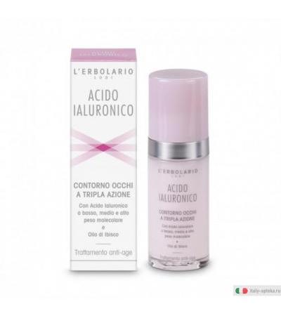 L'erbolario Acido Ialuronico Contorno Occhi Tripla Azione Anti Age 30ml