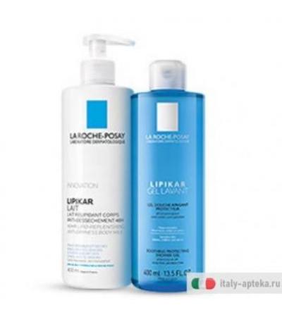 La Roche-Posay Edizione Speciale Lipikar Lait 400ml +OMAGGIO Lipikar Gel Lavant 400ml