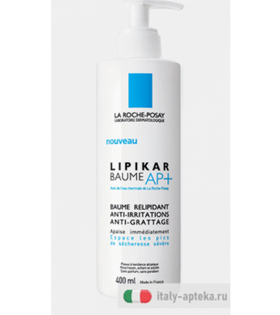 La Roche-Posay Lipikar Baume AP+ trattamento relipidante 400ml