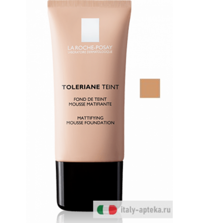 La Roche-Posay Toleriane Teint Mousse effetto mat SPF 20 n.05 colore honey beige 30ml