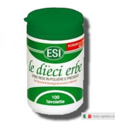 Le dieci erbe ESI 100 tavolette