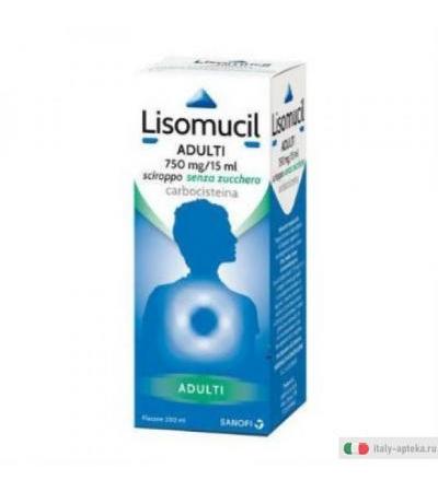 Lisomucil Adulti Sciroppo tosse e catarro senza zucchero 200ml