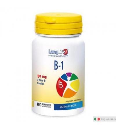 Longlife B-1 vitamina 100 compresse divisibili