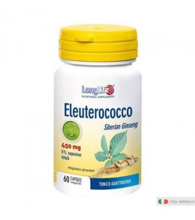 Longlife Eleuterococco integratore alimentare per le difese immunitarie 60 capsule