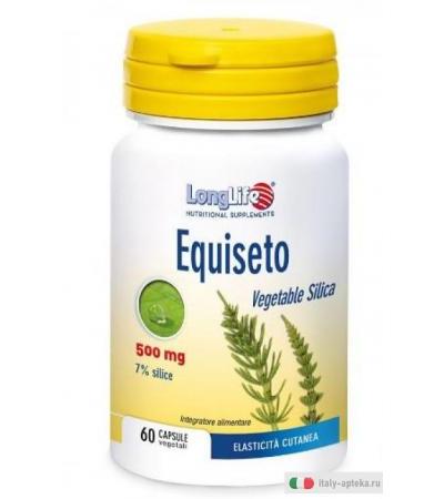 Longlife Equiseto 500mg elasticità cutanea 60 capsule