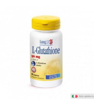 Longlife L-Glutathione Integratore Alimentare per l'invecchiamento 90 compresse