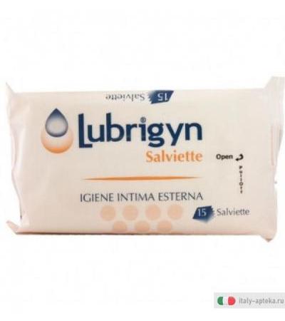 Lubrigyn Salviette per la detersione intima 15 salviette
