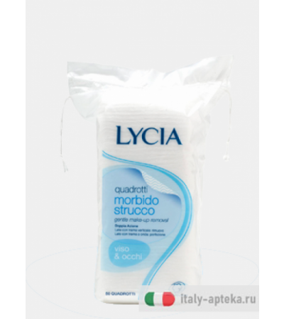 Lycia quadrotti morbido strucco e detersione 50 pezzi