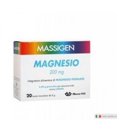 Massigen Magnesio aroma limone 200mg
