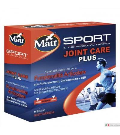 Matt Joint Care Plus integratore alimentare utile per la funzionalità articolare 14 bustine